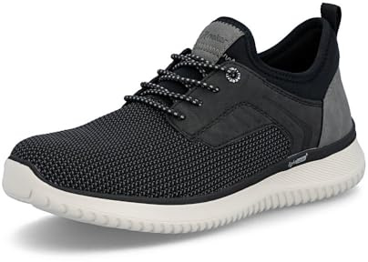 Rieker Låga sneakers för män B9651, storlek:46 EU, Färg:svart