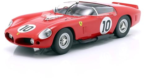 Auto in Miniatura Compatibile con Ferrari 250 TR61#10 Vincitrice 24h Le Mans 1961 Gendebien, Hill Scala 1/18 IXO WERK83 18046001