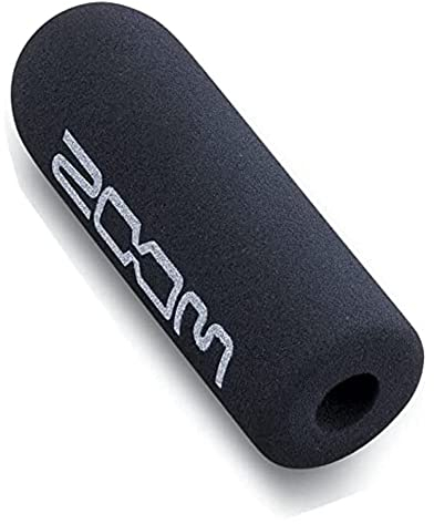 ZOOM WSS-6 Foam Windscreen for SGH-6 and SSH-6 Directional Microphones – Reduces Wind Noise During Outdoor Recordings, Black with Zoom Logo