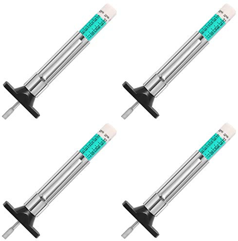 Tire Tread Depth Gauge, Tread Depth Gauge, Tire Gauges, Color Coded Tire Depth Gauge, Tire Tread Gauge, Tire Tread Depth Accurate Measurement Tools by PROND (Green Type - 4PCS)