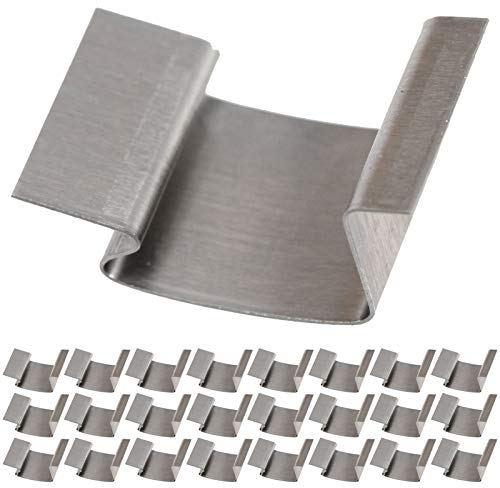 SPARES2GO Greenhouse Glass Sprung G Clips (Pack of 25)