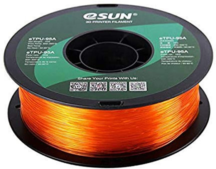 eSun Silk PLA 3D Print Filament, Jacinth
