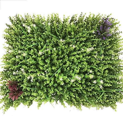 YNGJUEN Artificiale Bosso steccato Esterno Ivy Schermo Privacy Protection Artificiale Background Muro vegetale 60x40cm for la casa della Decorazione del Giardino (Color : A)