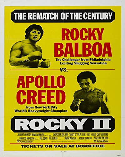 Rocky II Sylvester Poster Stall, 30 x 40 cm