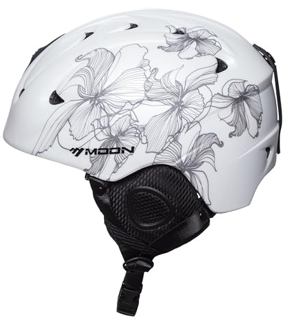 TentHome Professional Ski Snow Sport Helmet Adjustable Unisex Outdoor Snowboard Helmet Certified Safety Helmet Detachable Earmuff