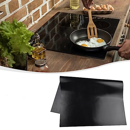 Large Induction Hob Protector Mat, Non-Slip Induction Cooker Covers Induction Cooktop Mat, Electric Cooker Scratch Protector for Induction Stove