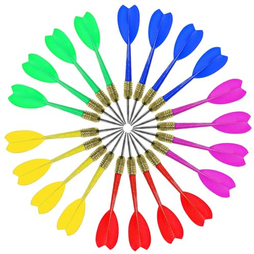 KVBUCC 20 Darts, Plastic Darts, Game Darts, Soft Darts, Professional Darts, Darts with Plastic Tip, Darts Accessories, Darts Set