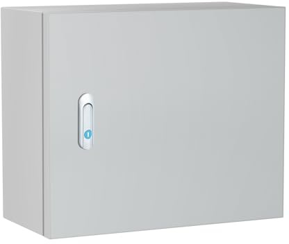 Metal Electrical Enclosure Box, Indoor&Outdoor Electrical Junction Box, Dustproof and Moisture Proof Metal Electrical Box with Safety Lock,Universal Electric Equipment Enclosure Box