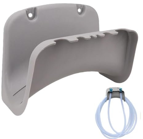 Water Hose Reel Bracket | Outdoor Hose Hanger | Hose Holder for Garden Garden Hose Rack With Wall Mount Outdoor Hose Storage Solution Water Hose Reel Hanger Wall-mounted Garden Hose Holder