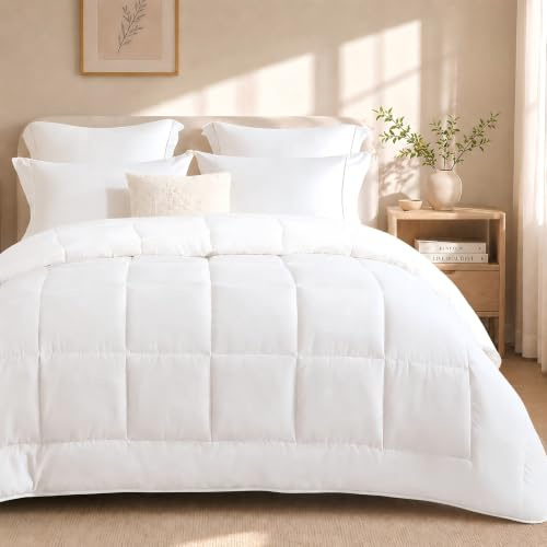DALINA Edredón de Fibra para Cama 105, 165 x 220 cm, 170gr/M², Blanco