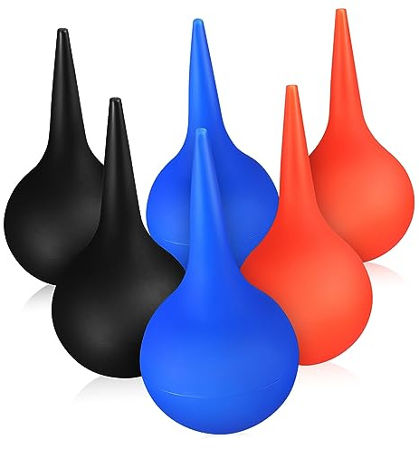 minkissy 6piezas De Goma Para Limpieza De Oídos Bulbo Auditivo De Goma Unidades Para Lavado De Orejas y Succión De