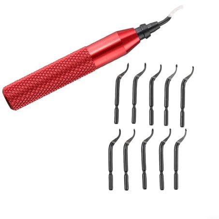 Yuanpgky Professional Deburring Tool RB3000 With 10 High Speed Steel Blades For Wood,Cast Iron, Brass, Copper, Steel, Aluminum, Plastic, Fiberboard