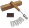 Yuannee Lames Boulanger Scarifier Pain,Lame a Pain Rasoir à Pain Porte avec 5 Lames Accessoire de Boulangerie Couteau a Pain Coupe Pate pour Grigner Scarifier Pain