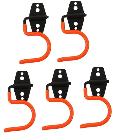 BAZEITFLOW 5pcs Cabin Hook Wall Hanging Hooks No Nails Heavy Duty Hanger for Tool Storage