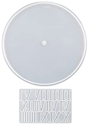 runde resin form mit wecker epoxidharz silikonform gießharz gießharz groß wanduhr silikon form für wanddekoration silikon form für wanddekoration silikon