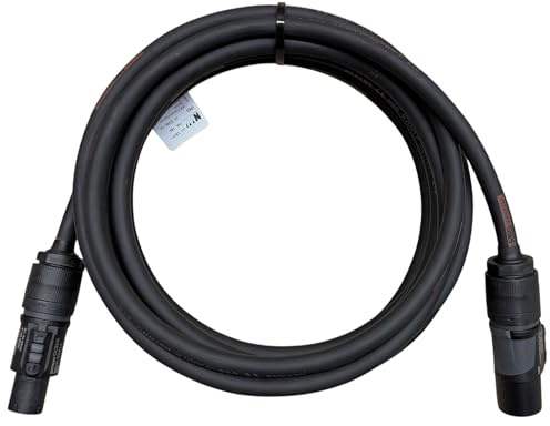 NWP Verlängerungskabel 5m powerCON True1 TOP Stecker auf powerCON True1 TOP Buchse - 3x1,5mm² - Gummischlauchleitung - Linkkabel