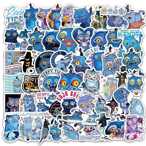 Kpop Stickers, Vinyl Waterproof Cute Stickers for Kids Adult, Reusable Kawaii Anime Stickers for Water Bottle Journals, Laptops, Skateboards, Kpop Gifts for Teens Girls Boys (Pet Version) (56PCS)