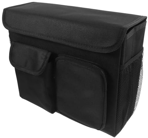Gogogmee Faltbare Rollator Aufbewahrungstasche mit Becherhalter Robuste Rollstuhl und Walker Tasche Geräumiges Design für Senioren Einfach zu Montieren Zubehör für Gehhilfen