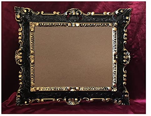 Lnxp BILDERRAHMEN ANTIK BAROCK in der Farbe: Schwarz/Gold Dualcolor 44x38 cm RECHTECKIG REPRO Bilder für 29x22 cm oder 22x29 cm BAROCKRAHMEN BILDER 48R