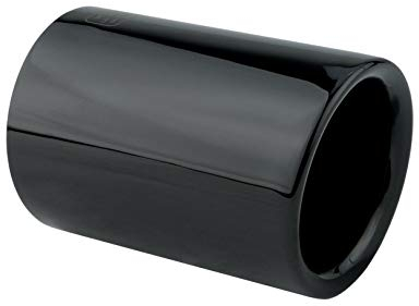 L&P A303 1 Auspuffblende 70mm Edelstahl Schwarz poliert Black Schwarz Chrom Plug&Play Endrohrblenden Endrohrblende Auspuff Blende Endrohre OEM 18307610636 18307610635 18307610634