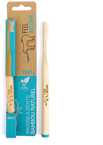 Cepillo de dientes de bambú – Feel Natural – Flexible