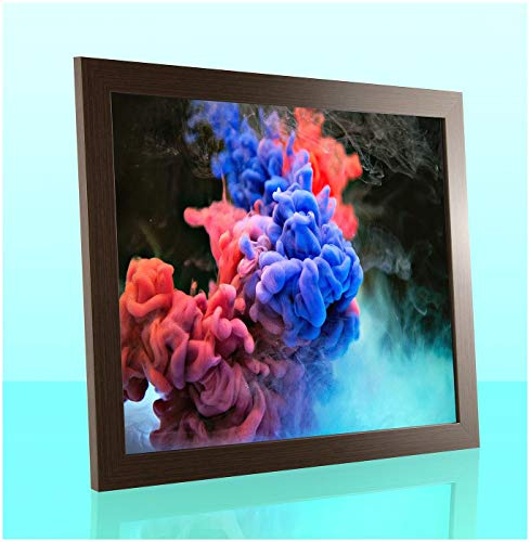 Bonito Slimline Profil Bilderrahmen Posterrahmen 48x68 cm Eiche Dunkel Wenge Dekor 68x48 cm Puzzlerahmen Diamond Painting mit Antireflex Kunstglas