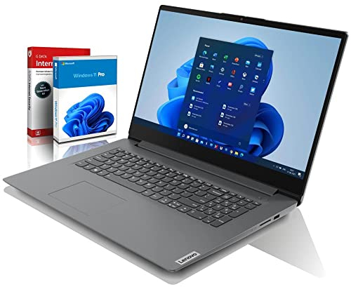 Lenovo (17,3 Zoll FullHD Notebook (Intel Core i3 1315U, 6 Kerne, 4.50 GHz, 24 GB DDR4, 1000 GB SSD, Intel UHD, HDMI, Webcam, Bluetooth, USB-C + USB 3.0, WLAN, Windows 11 Prof. 64 Bit) - 6932