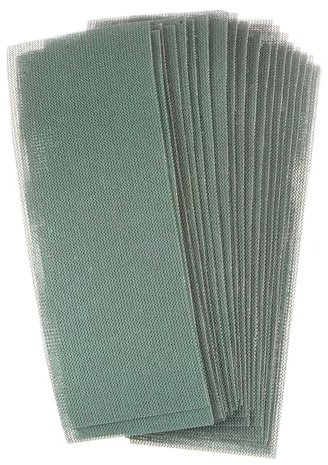 sourcing map 20 hojas de lija de malla de grano 400 de 2-3/4 x 8 pulgadas, papel de lija húmedo o seco, almohadillas abrasivas sin polvo para coche, madera, yeso, pulido y molienda de metal