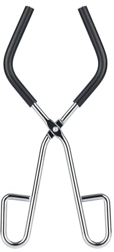 Labasics Stainless Steel Beaker Tongs, High Temperature Resistant Laboratory Beaker Holder with Open Grip Design, Durable and Heat Resistant Clamp for Handling of Hot Beakers, 25.5 cm