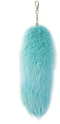 Nocyclonic Fox tail Fuchsschwanz Anh채nger Echtfell Sonnenfuchs Fuchschwanz Antenne Schl체sselanh채nger Tasche Zus채tze Tasche Anh채nger Auto Dekoration Weich Flaumig etwa 30cm (K)