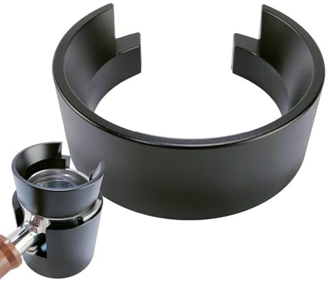 Mbiyhgta Entonnoir doseur expresso, anneau doseur - Entonnoir récupérateur de poudre, dosage en métal, anneau de poudre de café | Pichet à marc de composant de café d'entonnoir robuste pour accessoire