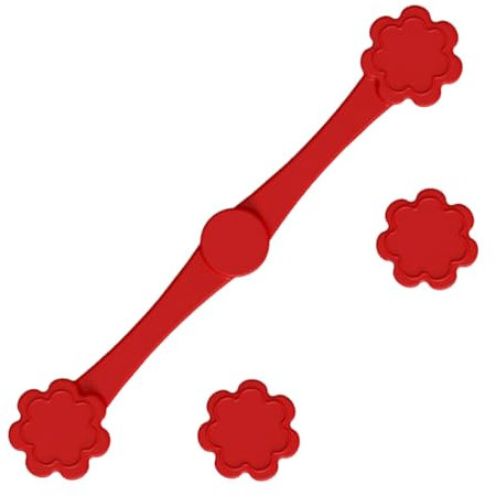 IKOPFLN 3er-Pack Air Fryer magnetische Silikonschnalle Set, magnet silikonschnalle hochtemperaturbeständige,magnetschnallen für airfryer um Pergamentpapier zu halten(B)