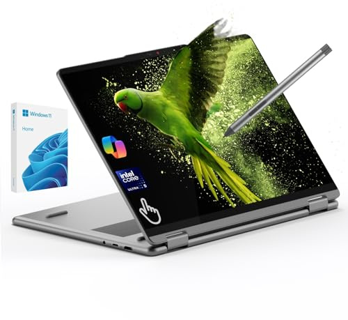 Lenovo Yoga 7i 2-in-1 Laptop 16 2K Touchscreen AI Copilot+ PC–Intel Core Ultra 5, 16GB DDR5, 512GB SSD, Wi-Fi 7, Bluetooth, Thunderbolt 4, Backlit Keyboard, Fingerprint, w/Stylus Pen, Win 11 Home