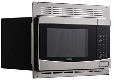 Tough Grade 1.0 Cu ft Stainless Steel MIcrowave with trim Kit | 900W | Multi-Section Cooking | Defrost | Child Lock