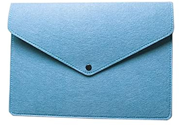 Dokumentenmappe A3 Große Kapazitätsdatei-Ordner Filz Taschen Business-Aktentaschen Schreibwaren Organizer Aufbewahrungstasche Dokumentenfälle Geschenke Ordnungsmappe Aktenordner (Color : Blue)