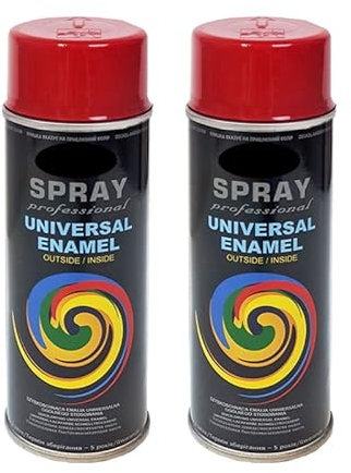 VE-INDUSTRIES 2x LACKSPRAYS CC nach RAL 400ml RAL 3011 Braunrot