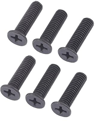 ZYWUOY 6 Stück Sechskantschraube, Befestigungsschraube M6 22 mm Linksgewinde für Bohrfutter-Schaftadapter