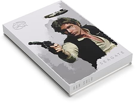 Seagate FireCuda 2TB portable external hard drive, compatible with PS4, PS5, Xbox One/Series, PC, Star Wars Edition Han Solo, USB 3.2, 3 Years Rescue Services (STKL2000413)