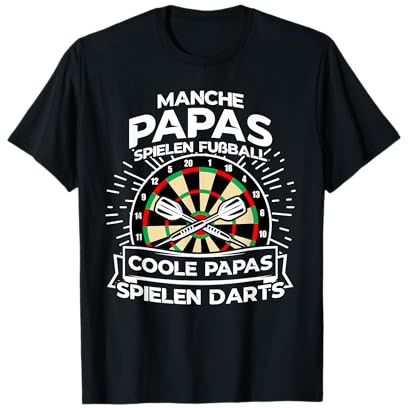 Coole Papas Spielen Darts Dartspieler Dart T-Shirt
