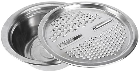 VINTORKY Cuencos Rallador De Acero Inoxidable Cestas Multiusos Para Limpiar Verduras y Frutas Cocina