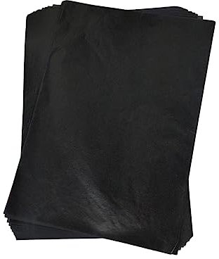 STOBOK 100stücke Schwarzes Kohlepapier Kohletransfer-transferpapier Graphit-Transfer-kohlepapier Holzschnitzpapier Für Holz Papier Und Andere Kunstoberflächen