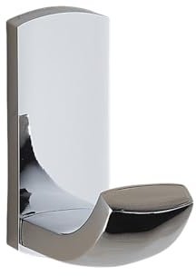 Geschirrtuchhaken, Wandhaken, Kleiderbügel for Aufhängen, 2 Stück Badezimmer-Handtuch-Wandhaken, Antik-Kupfer-Messing, Kleiderbügel, Kleiderhaken, rostfrei, geschraubte Robenhaken, Wandmontage, weiß (
