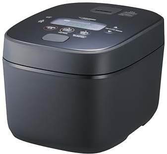 ZOJIRUSHI Premium Reiskocher Induktion NW-QAQ-18 – 1,8 Liter | mit Timer- und Warmhaltefunktion – inkl. Messbecher, Reislöffel und Dämpfeinsatz - Mit europäischem Netzkabel
