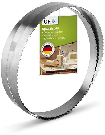 Orta Spezialstahl Bandsägeblätter in 6 mm Breite 1400 bis 3980 - ideal für die Bearbeitung von Weichholzarten (6 x 0,40 x 4 mm, 3556)