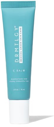DRMTLGY Bálsamo C es un bálsamo y aceite labial con vitamina C y ácido hialurónico. Hidrata profundamente, suaviza líneas y arrugas, y repulpa los labios secos y agrietados. Elegible para FSA y HSA.