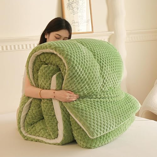 Flauschige Kaschmir Steppdecken Fleece-Steppdecke Verdicken Sie Lamm Kaschmir Decke Winterdecke 220x240 Plüsch 135x200 150x200 200x200 Dicke Winterdecke(B,200x230cm-5KG)