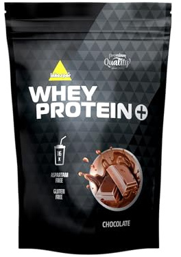 inkospor WHEY PROTEIN+ Schokolade | 82% Protein aus Whey-Isolat & Casein | 500 g Beutel | Zweistufige Versorgung | Made in Germany