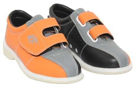 Fooceoute Bowling Shoes Men WomenLeather Lace Up Bowls Shoes Trainers,Indoor Bowls Shoes,Mens Bowling Shoes,Ladies Bowling Shoes,Comfortable Lightweight,For Right Or Left Handed Bowlers,Unisex