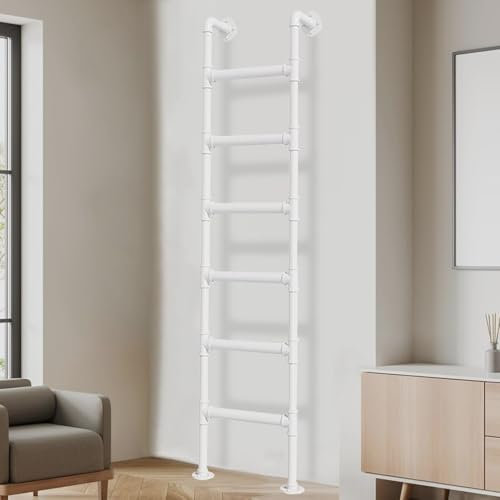 Scaletta per letto a castello in ferro battuto, montaggio facile, altezza 279,4 cm