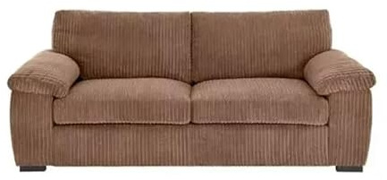 Amalfi 3+2 Seater Sofa Set, Jumbo Cord Fabric, Many Colours (COFFEE, 3 SEATER)